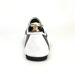 Load image into Gallery viewer, Wish Dance Shop Jazz 07 Pelle Nera Pelle Bianca con Krò Bianco
