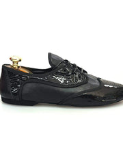 Carica immagine nella Galleria, Wish Dance Shop Jazz 07 Pelle Nera Vernice Nera Kro Nero
