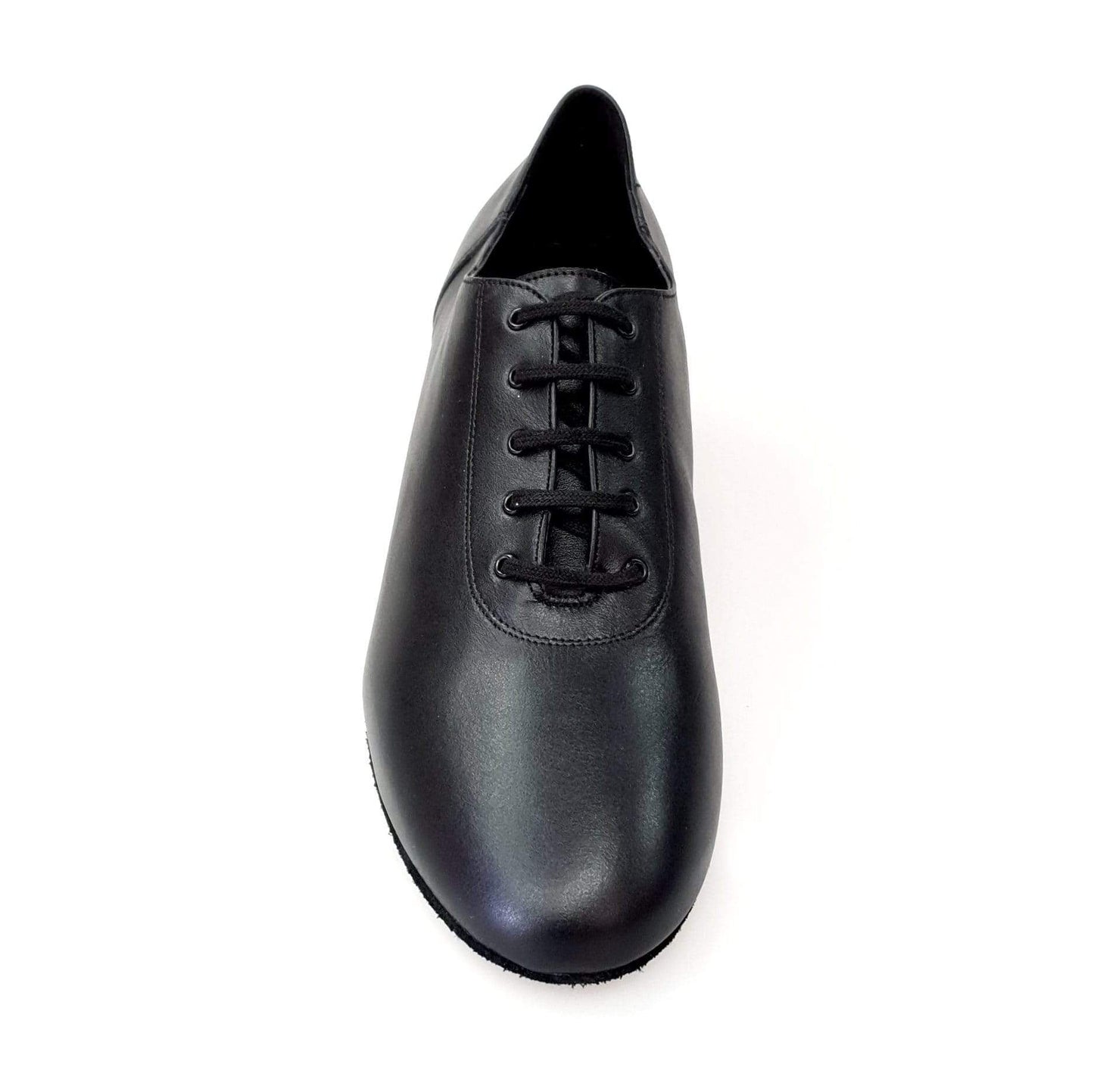 Scarpa da uomo Philip (888) in pelle nera, stringata Oxford per danza sportiva, suola ultraflex, stile latinoamericano.