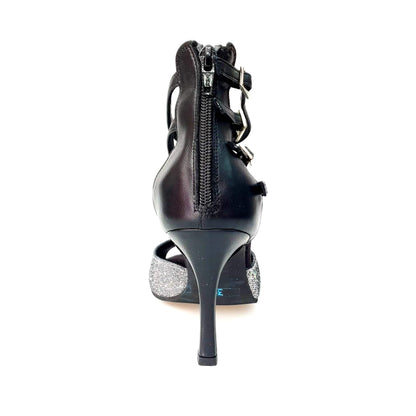 Scarpa da donna Malon (779F) Wish Dance in multicolore Boreale Silver con tallone in pelle nera