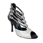 Load image into Gallery viewer, Lussuria F (779F) - Woman&#39;s Shoe in Multicolor Boreal Silver with Black Leather Heel
