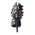 Load image into Gallery viewer, Wish Dance Shop Lussuria in New Velvet Cinturini in Glitter Nero con Plateau
