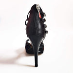 Load image into Gallery viewer, Wish Dance Shop Lussuria in New Velvet e Lurex Nero con Plateau
