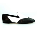 Load image into Gallery viewer, Wish Dance Shop Mocassino Brogue in Pelle Bianca e Nera
