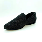 Carica immagine nella Galleria, Wish Dance Shop Mocassino in Glitter Nero Premium con interno in Pelle
