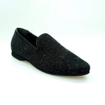 Carica immagine nella Galleria, Wish Dance Shop Mocassino in Glitter Nero Premium con interno in Pelle
