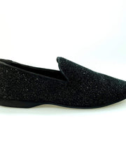 Carica immagine nella Galleria, Wish Dance Shop Mocassino in Glitter Nero Premium con interno in Pelle
