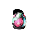 Carica immagine nella Galleria, Admiral Iris Black (800PJ) - Mocassino da Uomo in Tessuto Picasso Nero con Profili in Lurex Nero Rivestito in Vera Pelle Italiana
