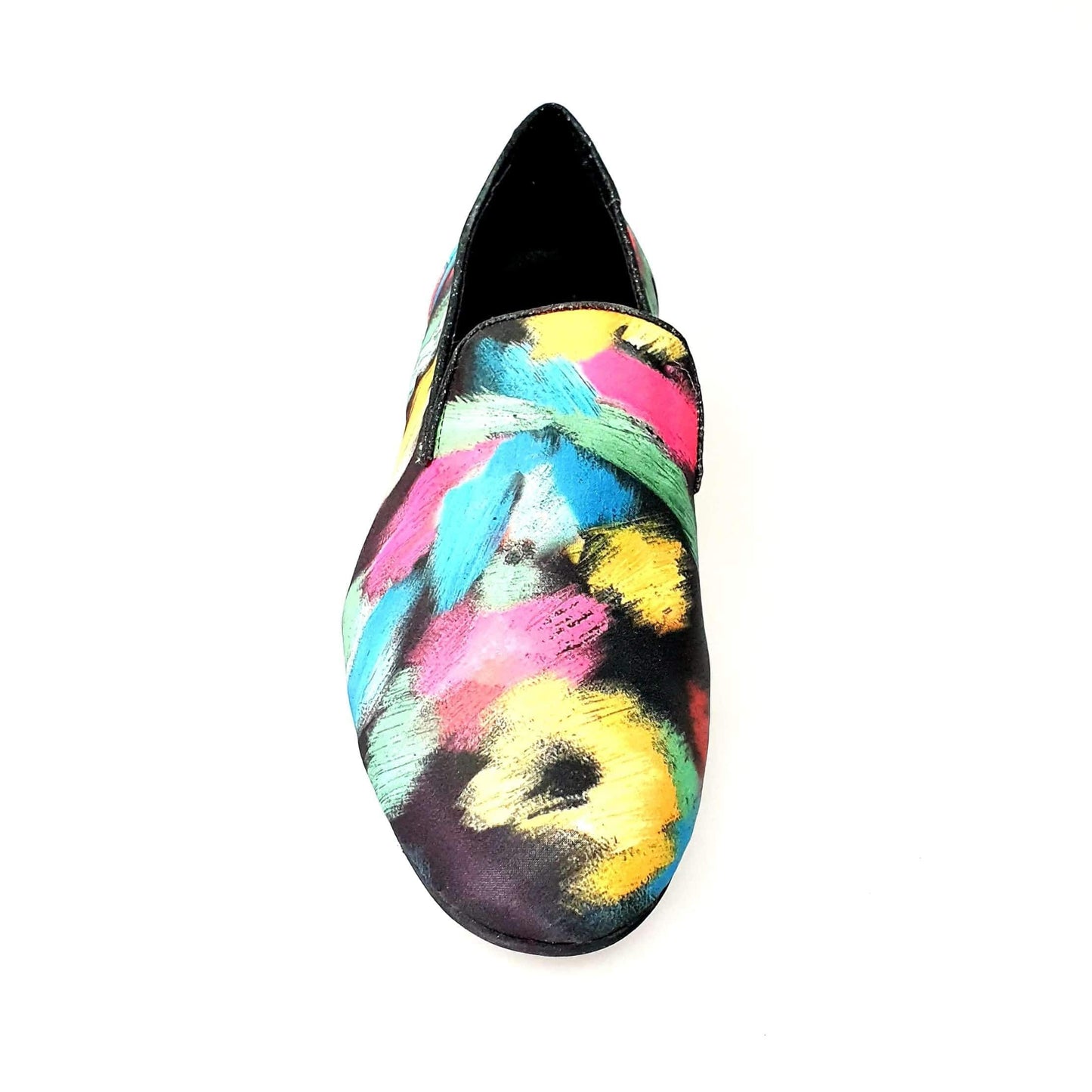 Mocassino uomo Admiral Iris Black (800PJ) in tessuto Picasso nero con dettagli in lurex nero e rivestimento in vera pelle italiana