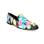 Carica immagine nella Galleria, Admiral Iris Black (800PJ) - Mocassino da Uomo in Tessuto Picasso Nero con Profili in Lurex Nero Rivestito in Vera Pelle Italiana
