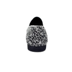 Load image into Gallery viewer, Doge (800PW) - Men&#39;s Moccasin in Silver Florato Venetian Fabric with Silver Lurex Profiles Covered in Genuine Italian Leather
