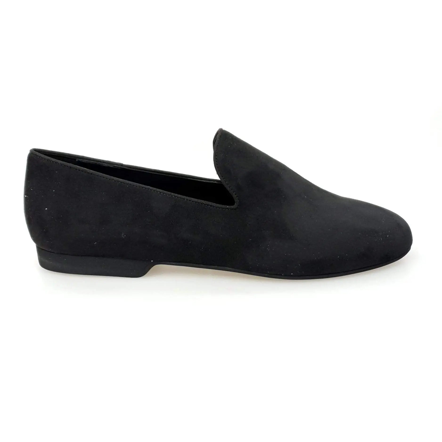 Scarpa mocassino da uomo in camoscio nero Wish Dance Shop, elegante scarpa in pelle con suola resistente.