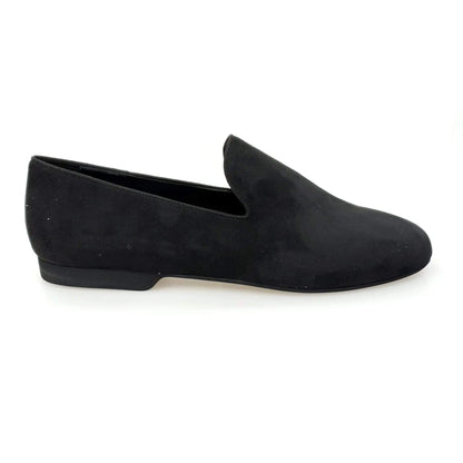 Scarpa mocassino da uomo in camoscio nero Wish Dance Shop, elegante scarpa in pelle con suola resistente.