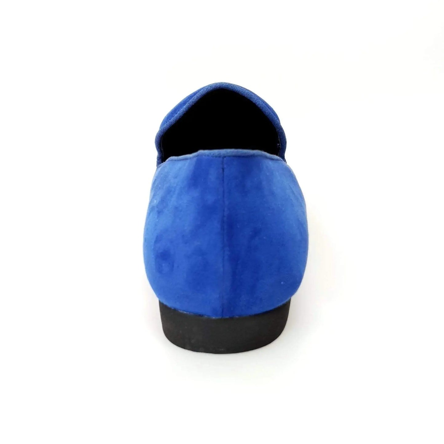 Scarpa mocassino da uomo Wish Dance Shop in camoscio royal blu, dettagli eleganti e comodi, con suola in gomma.