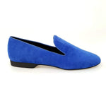 Load image into Gallery viewer, Wish Dance Shop Mocassino Uomo in Camoscio Royal Blu
