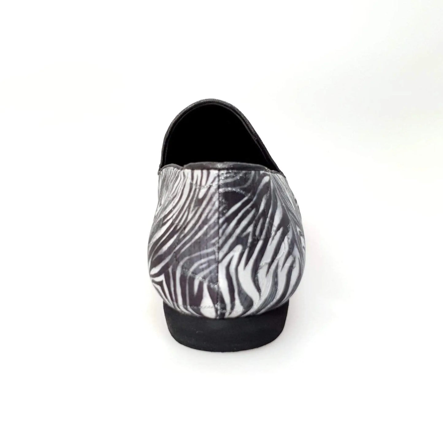 Scarpa mocassino da uomo Wish Dance Shop in tessuto con fantasia giungla grigia, dettaglio elegante e stile casual.