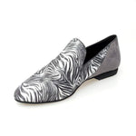 Load image into Gallery viewer, Wish Dance Shop Mocassino Uomo in Giungla Grigio e Tallone in Camoscio Grigio
