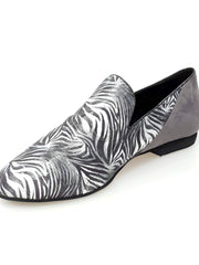 Load image into Gallery viewer, Wish Dance Shop Mocassino Uomo in Giungla Grigio e Tallone in Camoscio Grigio
