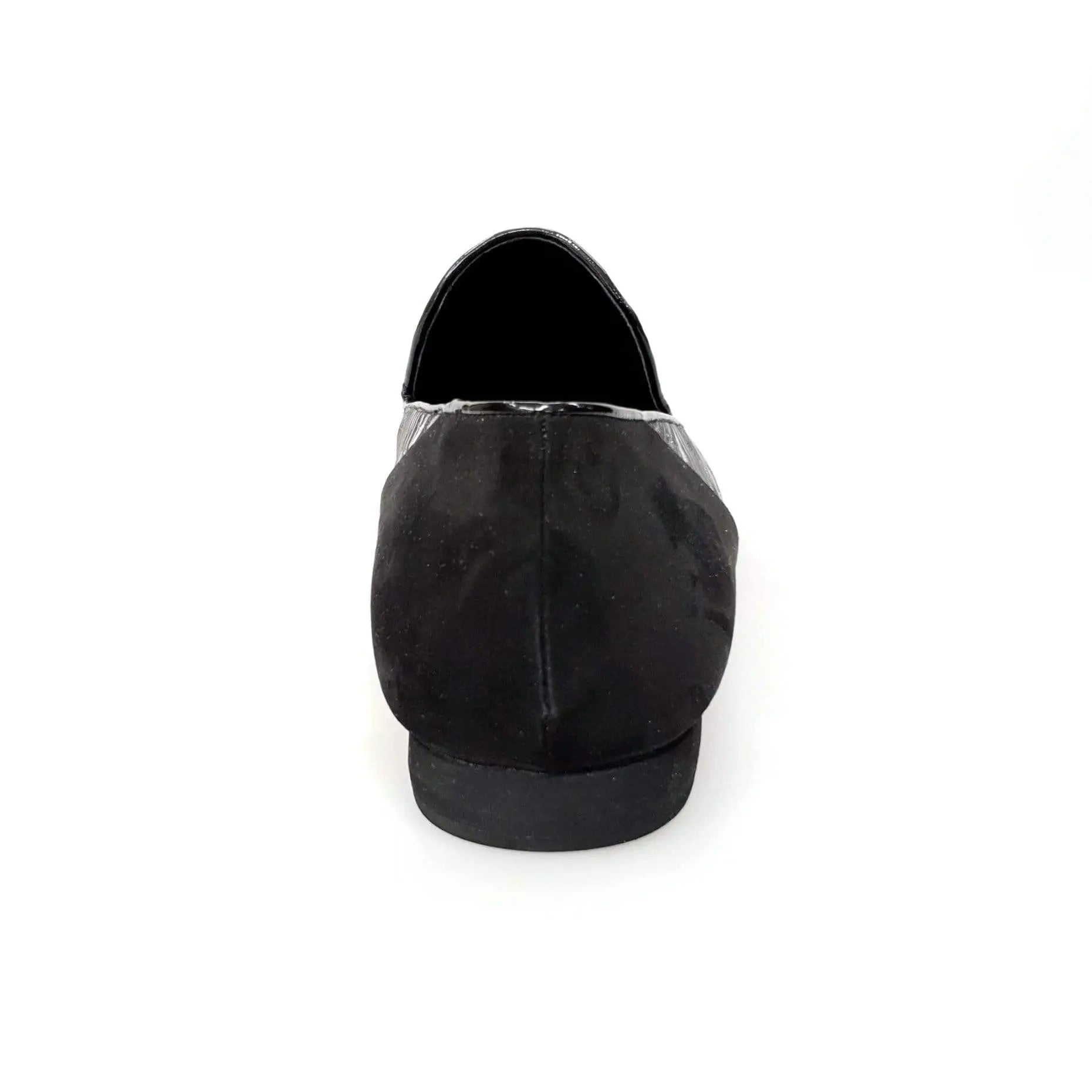 Mocassino da uomo Serse 800B Wish Dance Shop in tessuto fantasia giungla grigia con tallone in camoscio nero