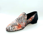 Load image into Gallery viewer, Wish Dance Shop Mocassino Uomo in Giungla Rosso e Tallone in Camoscio Nero

