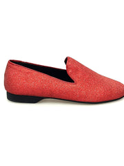 Load image into Gallery viewer, Wish Dance Shop Mocassino Uomo in Glitter Rosso
