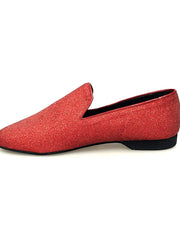 Load image into Gallery viewer, Wish Dance Shop Mocassino Uomo in Glitter Rosso
