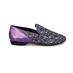 Carica immagine nella Galleria, Wish Dance Shop Mocassino Uomo in Kate Viola e Tallone Lurex Viola

