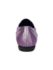Carica immagine nella Galleria, Wish Dance Shop Mocassino Uomo in Kate Viola e Tallone Lurex Viola
