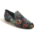 Load image into Gallery viewer, Wish Dance Shop Mocassino Uomo in New Velvet e Tallone in Lurex Nero
