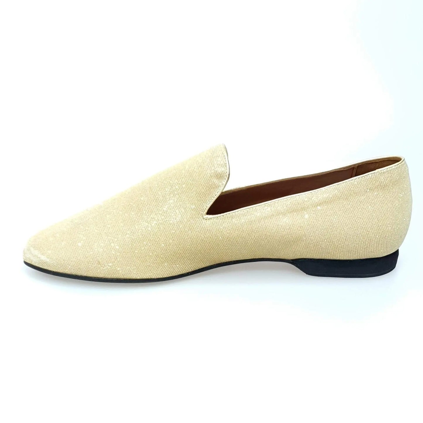 Mocassino da uomo Wish Dance Shop in tessuto notturno oro, elegante e comodo, con dettagli raffinati e suola robusta
