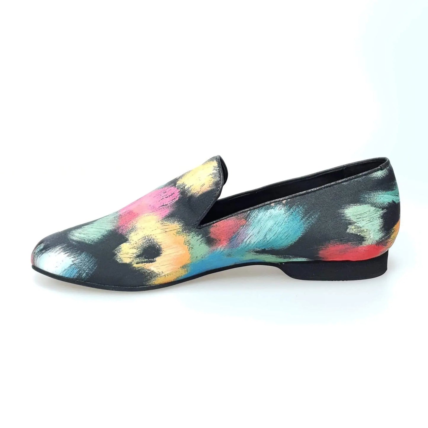 Scarpa mocassino da uomo Serse Iris Black (800) in stile Picasso nero, con design elegante e dettagli raffinati.