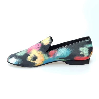 Scarpa mocassino da uomo Serse Iris Black (800) in stile Picasso nero, con design elegante e dettagli raffinati.