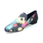 Load image into Gallery viewer, Wish Dance Shop Mocassino Uomo in Picasso Nero e Tallone in Camoscio Nero
