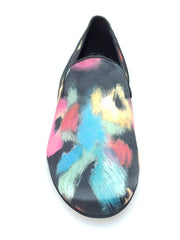 Carica immagine nella Galleria, Wish Dance Shop Mocassino Uomo in Picasso Nero e Tallone in Camoscio Nero
