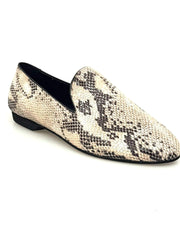 Carica immagine nella Galleria, Wish Dance Shop Mocassino Uomo in Pitone Beige
