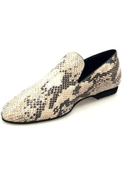 Carica immagine nella Galleria, Wish Dance Shop Mocassino Uomo in Pitone Beige
