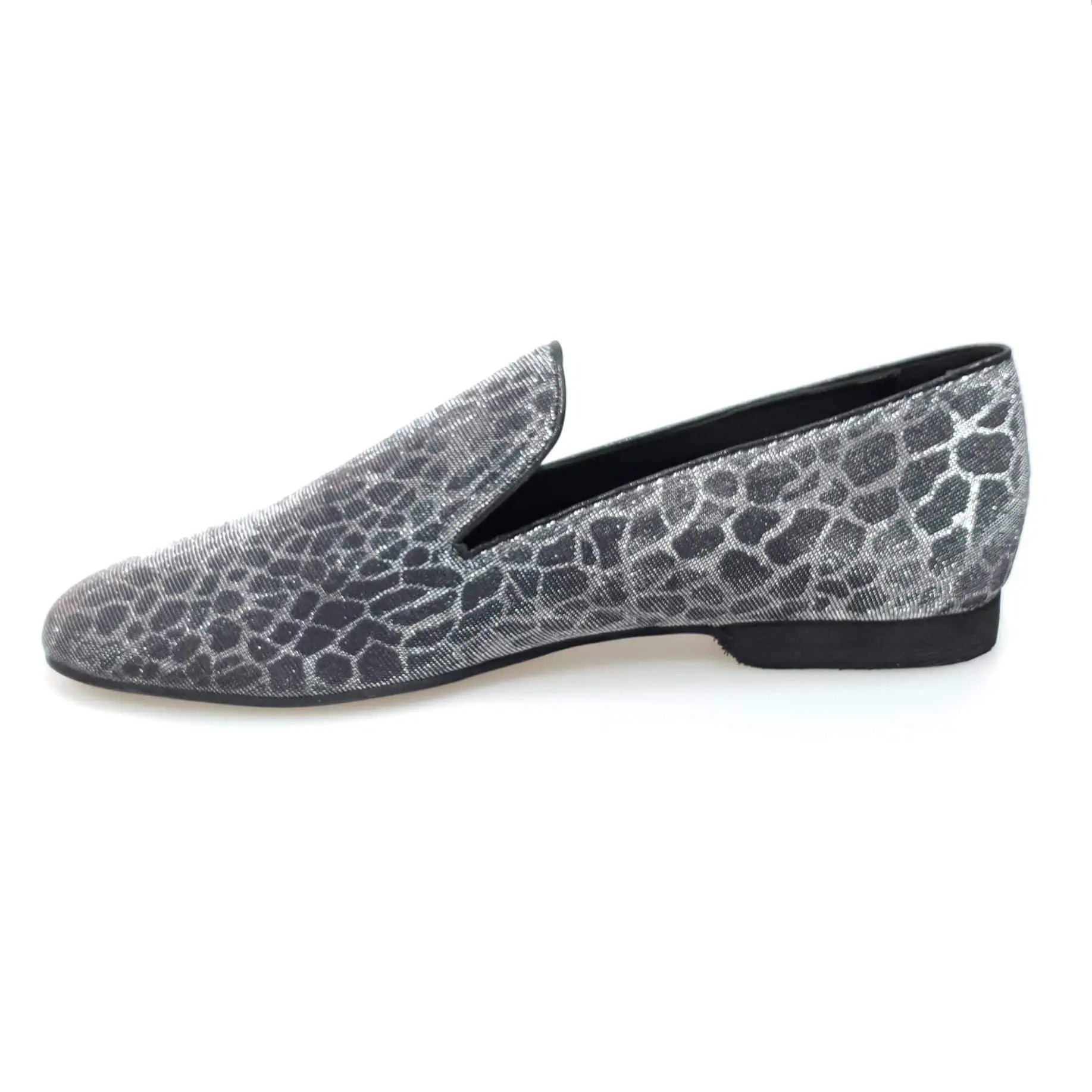Mocassino da uomo Serse (800) in tessuto Sunset Carbon, scarpa elegante e comoda in stile casual di Wish Dance Shop