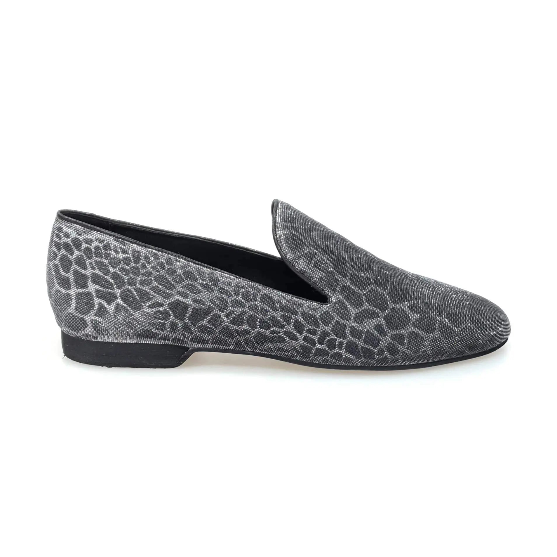 Scarpa mocassino da uomo Serse 800 in tessuto Sunset Carbon, con suola e dettagli lavorati, stile casual e comodo.