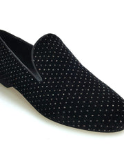 Carica immagine nella Galleria, Wish Dance Shop Mocassino Uomo in Velluto Luce Nero
