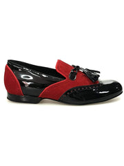 Carica immagine nella Galleria, Wish Dance Shop Morgan In Vernice Nera e Camoscio Rosso
