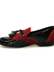 Carica immagine nella Galleria, Wish Dance Shop Morgan In Vernice Nera e Camoscio Rosso
