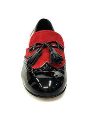 Carica immagine nella Galleria, Wish Dance Shop Morgan In Vernice Nera e Camoscio Rosso
