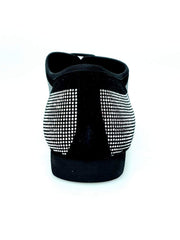 Load image into Gallery viewer, Wish Dance Shop MS07 Stringata in Camoscio Nero e Brill Borch
