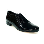 Load image into Gallery viewer, Wish Dance Shop Ms19 Camoscio Nero e Vernice Nera
