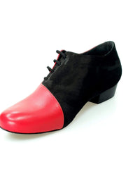 Carica immagine nella Galleria, Wish Dance Shop Ms19 Pelle Rossa e Camoscio Nero
