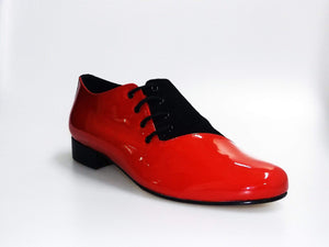Wish Dance Shop Ms19 Vernice Rossa e Camoscio Nero