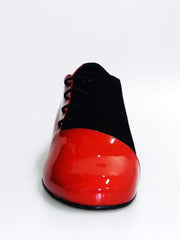 Load image into Gallery viewer, Wish Dance Shop Ms19 Vernice Rossa e Camoscio Nero
