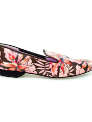 Load image into Gallery viewer, Wish Dance Shop Ms20 Fleur Fucsia Bordino Marrone
