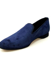 Load image into Gallery viewer, Wish Dance Shop Ms20 Mocassino in Camoscio Blu Punta Lunga
