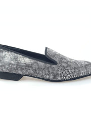 Carica immagine nella Galleria, Wish Dance Shop Ms20 Zeus Mocassino in Camoscio Nero con Borchiette Pyton
